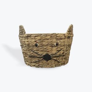 Luxury Cat supplies Storage Basket All Natural Hyacinth Seashell Home Decor Cute